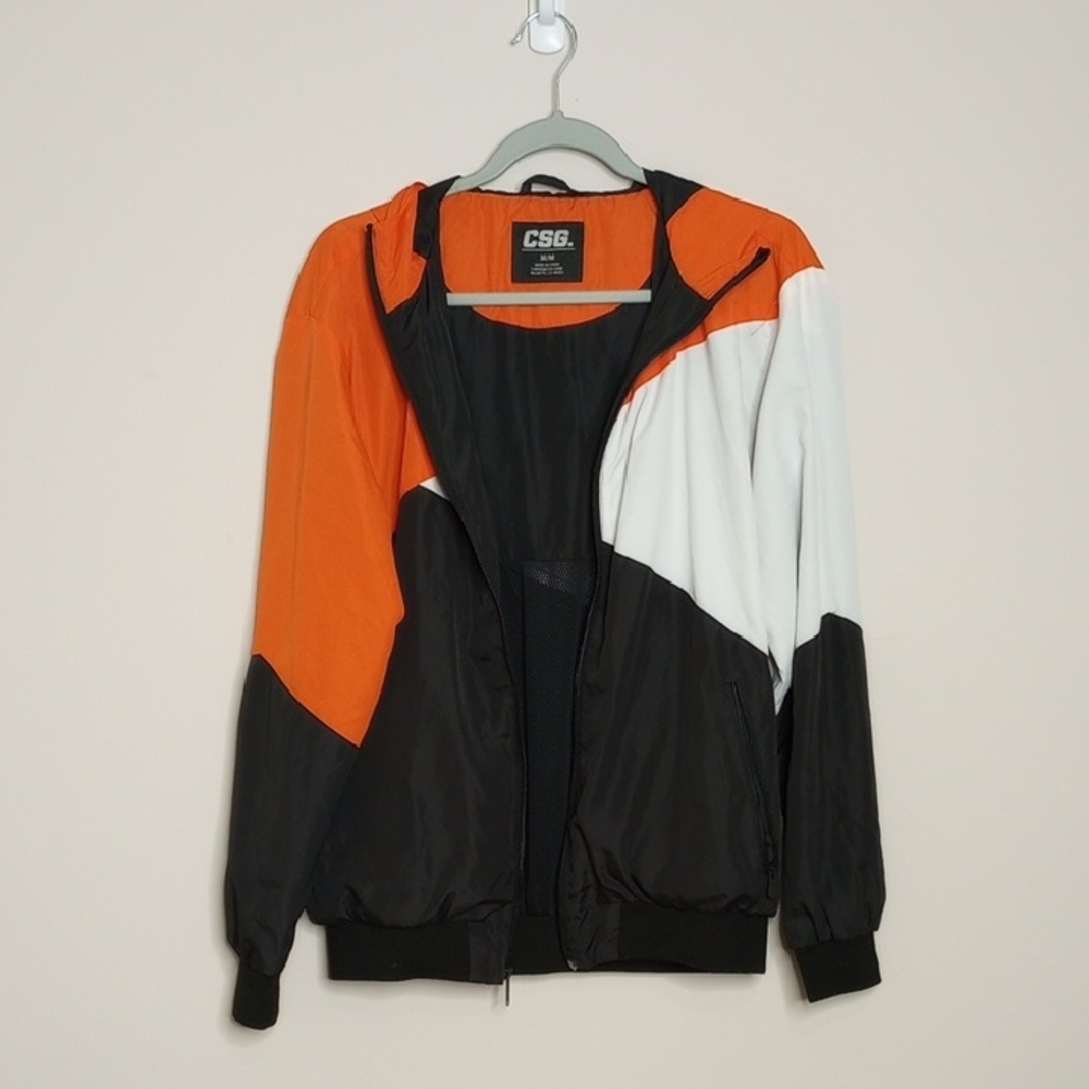 🧥 CSG Colorblock Windbreaker Jacket | Size M - Picture 3 of 17